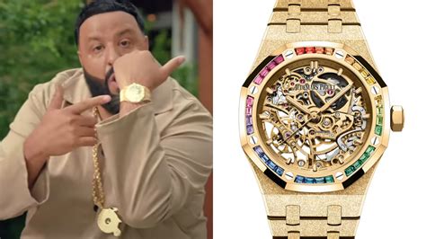 dj khaled audemars piguet|DJ Khaled Wears an Audemars Piguet Royal Oak Rainbow in .